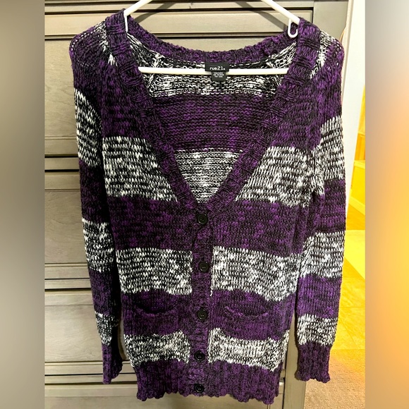 Rue21 size large button up sweater - Picture 1 of 2